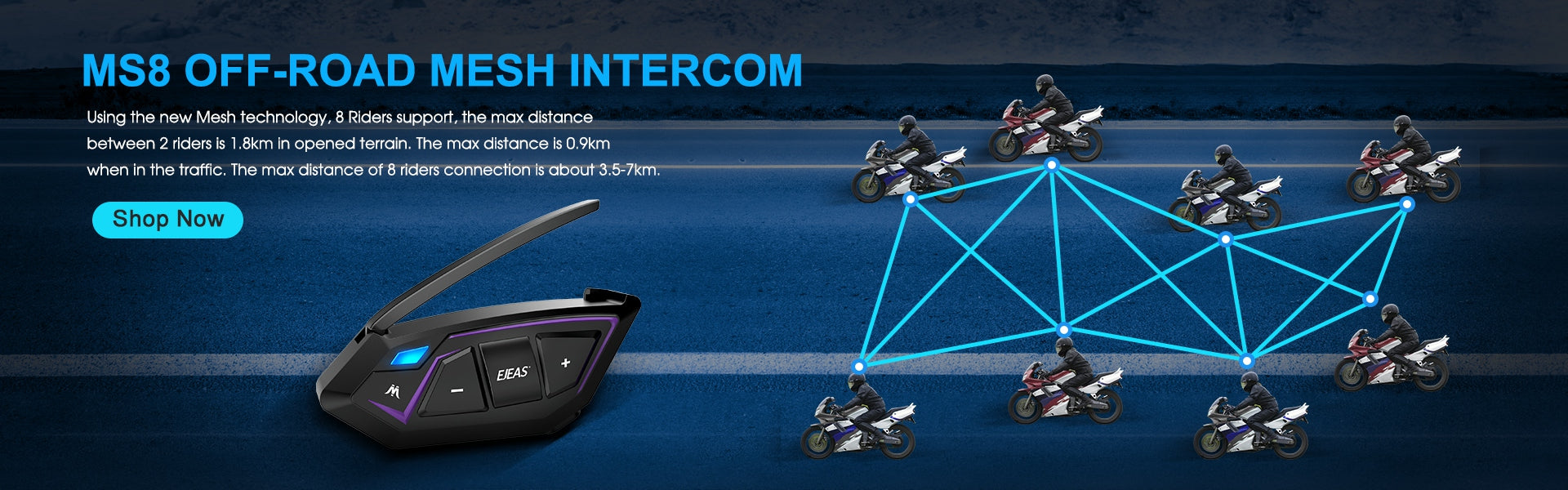 A motorcycle bluetooth intercom is a communication