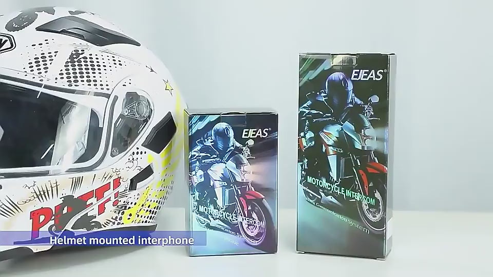 Interphone étanche pour moto EJEAS V7 2 pièces