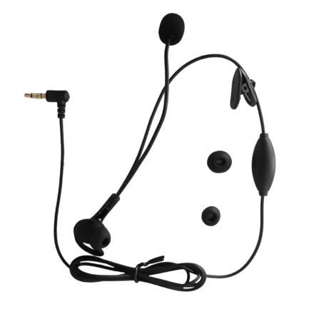 Referee intercom PTT Ear Hook Monaural Earphone for FBIM